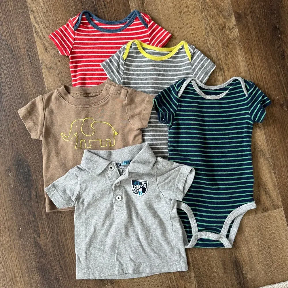 Carter Onesie and Top Bundle (5 Pieces)